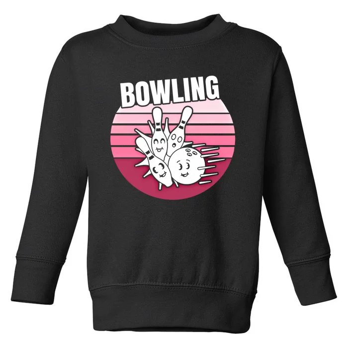 Bowling Meaningful Gift Toddler Sweatshirt