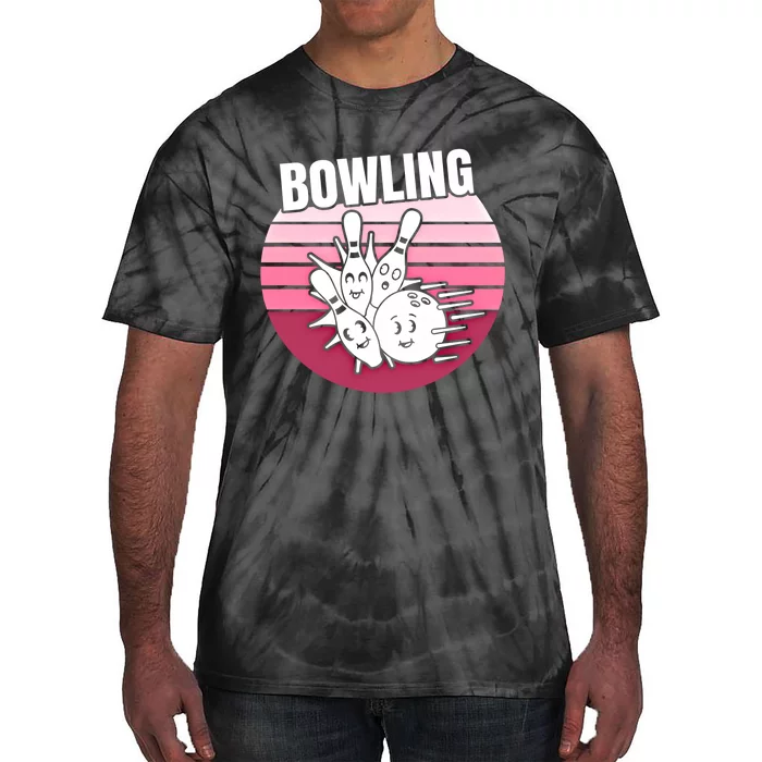 Bowling Meaningful Gift Tie-Dye T-Shirt