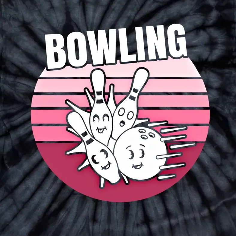 Bowling Meaningful Gift Tie-Dye T-Shirt