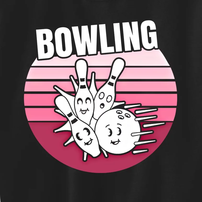 Bowling Meaningful Gift Kids Sweatshirt