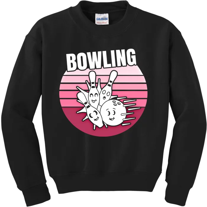 Bowling Meaningful Gift Kids Sweatshirt