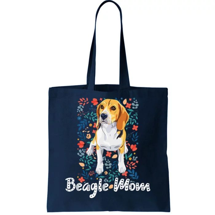 Beagle Mom Gifts For Funny Dog Lovers & Beagle Mama Tote Bag