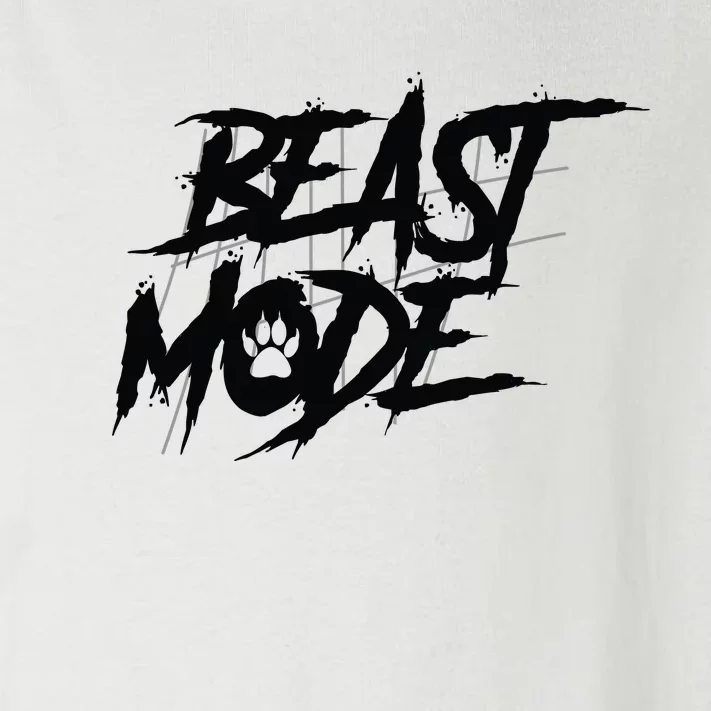 Beast Mode Gym Motivation Graphic Toddler Long Sleeve Shirt