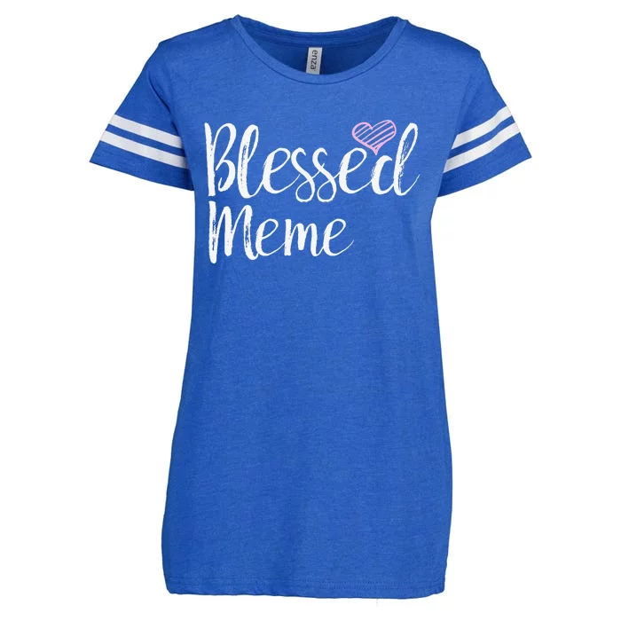 Blessed Meme Grandma Gifts Enza Ladies Jersey Football T-Shirt