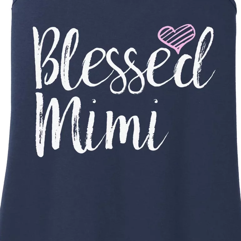 Blessed Mimi Grandma Gifts Ladies Essential Tank