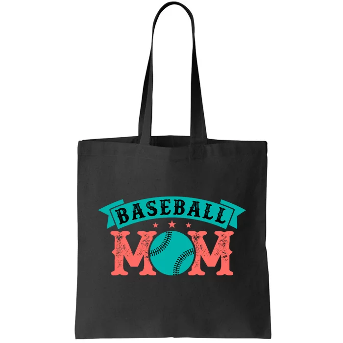 Baseball Mom Gift For Mom Vintage Tote Bag