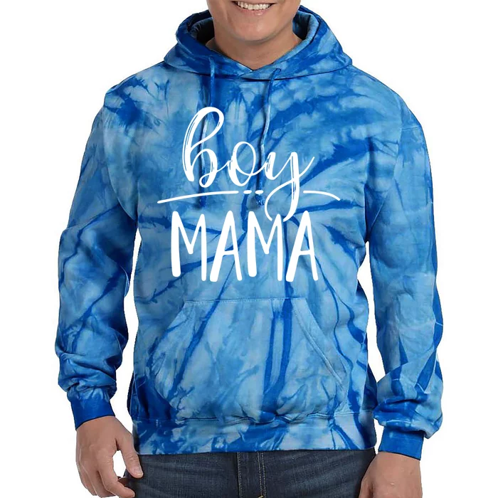 Boy Mama Great Gift For Moms Of Only Winter Tie Dye Hoodie