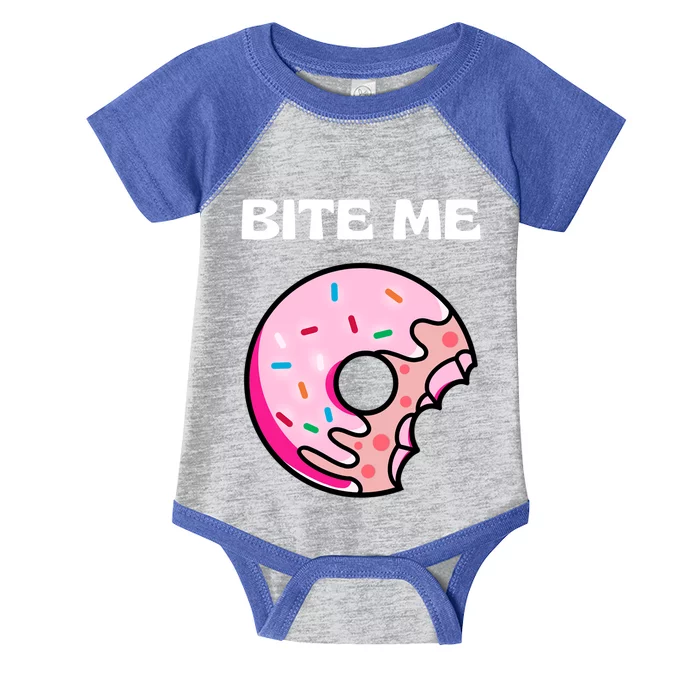 Bite Me Gift Donut Crew Gift Infant Baby Jersey Bodysuit