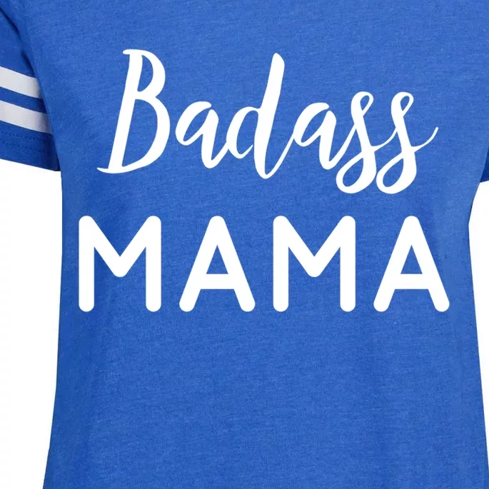 Badass Mama Gift Mom Life Gift Wife Mom Boss Blessed Mama Gift Enza Ladies Jersey Football T-Shirt