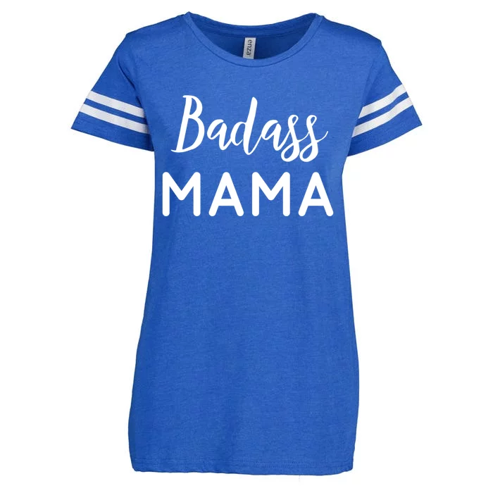 Badass Mama Gift Mom Life Gift Wife Mom Boss Blessed Mama Gift Enza Ladies Jersey Football T-Shirt