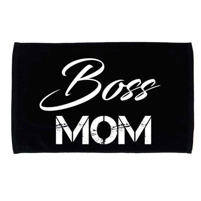 Boss Mom Great Gift Funny Gift Microfiber Hand Towel