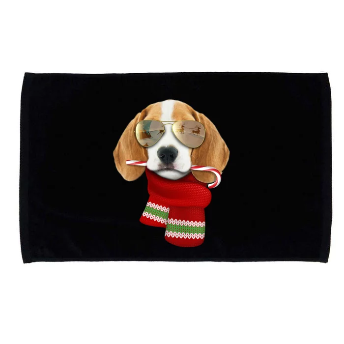 Beagle Meaningful Gift Christmas Gift For Dog Lovers Puppy Sunglasses Great Gift Microfiber Hand Towel