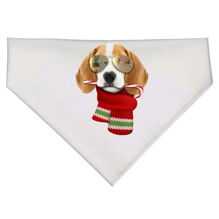 Beagle Meaningful Gift Christmas Gift For Dog Lovers Puppy Sunglasses Great Gift USA-Made Doggie Bandana