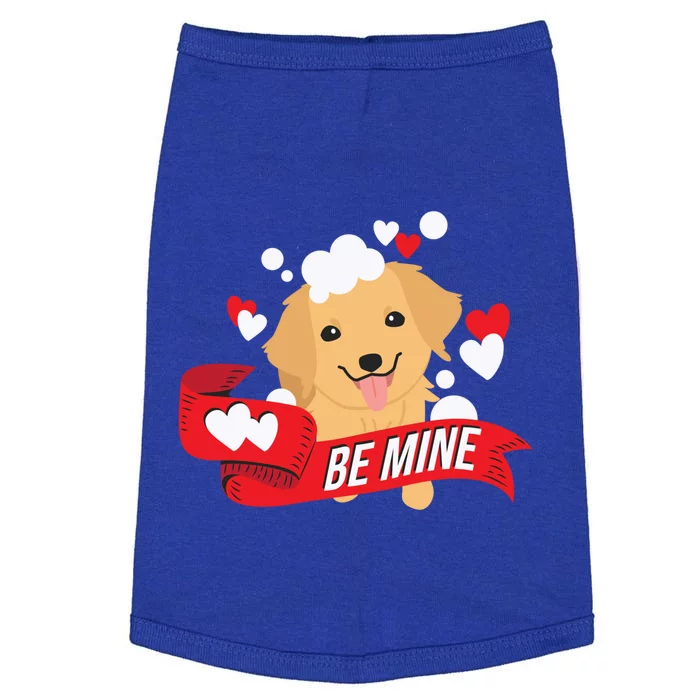 Be Mine Gift Funny Valentine's Day Cute Dog Puppy Gift Doggie Tank