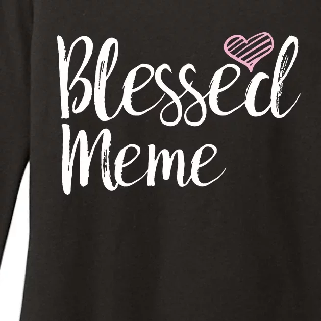 Blessed Meme Grandma Gifts Womens CVC Long Sleeve Shirt