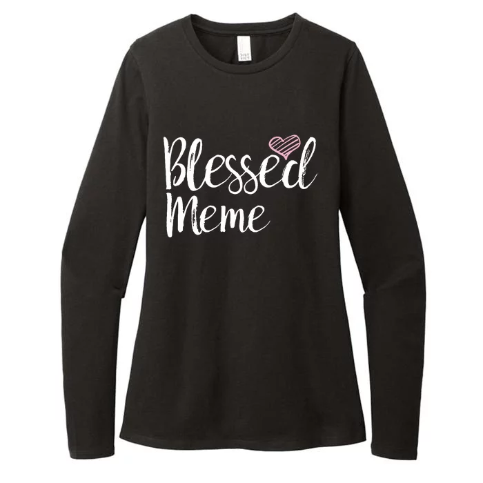 Blessed Meme Grandma Gifts Womens CVC Long Sleeve Shirt