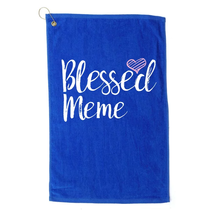 Blessed Meme Grandma Gifts Platinum Collection Golf Towel