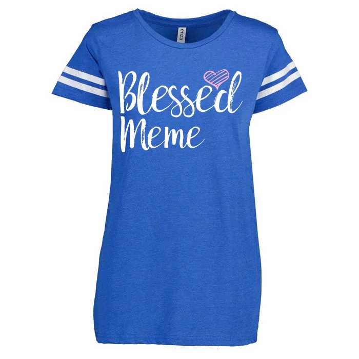 Blessed Meme Grandma Gifts Enza Ladies Jersey Football T-Shirt