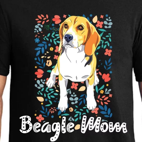 Beagle Mom Gifts For Funny Dog Lovers Beagle Mama Pajama Set