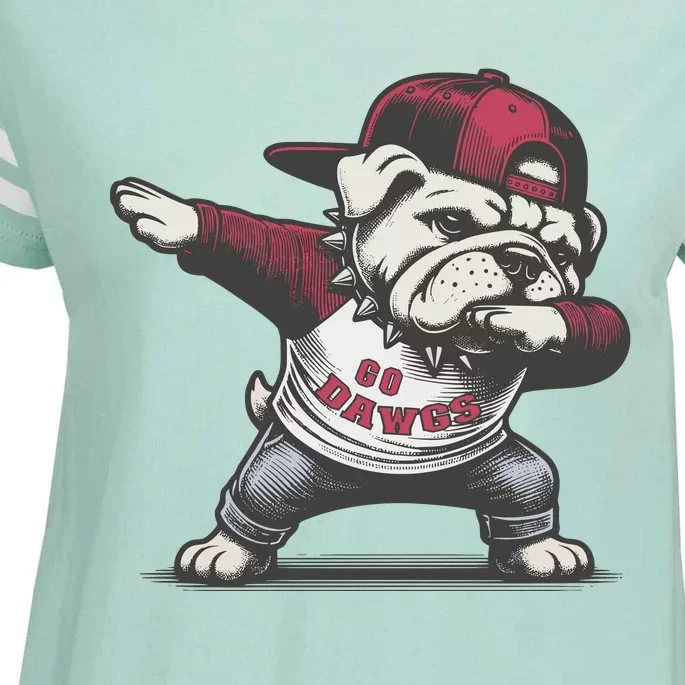 Bulldogs Mascot Go D.A.W.G.S Enza Ladies Jersey Football T-Shirt