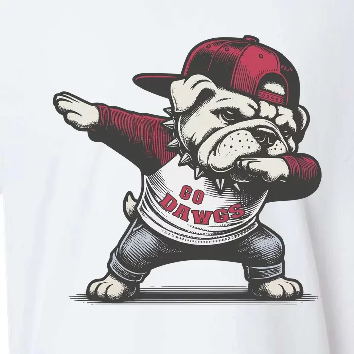 Bulldogs Mascot Go D.A.W.G.S Sueded Cloud Jersey T-Shirt