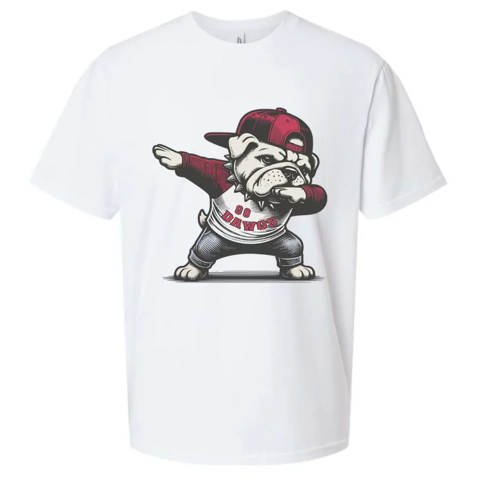 Bulldogs Mascot Go D.A.W.G.S Sueded Cloud Jersey T-Shirt