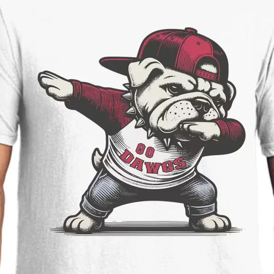 Bulldogs Mascot Go D.A.W.G.S Pajama Set