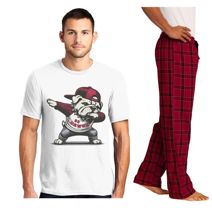 Bulldogs Mascot Go D.A.W.G.S Pajama Set