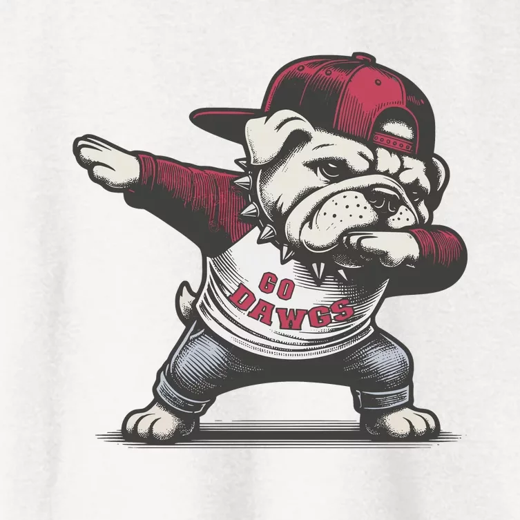 Bulldogs Mascot Go D.A.W.G.S Women's Crop Top Tee