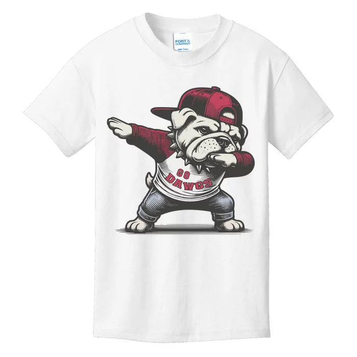 Bulldogs Mascot Go D.A.W.G.S Kids T-Shirt