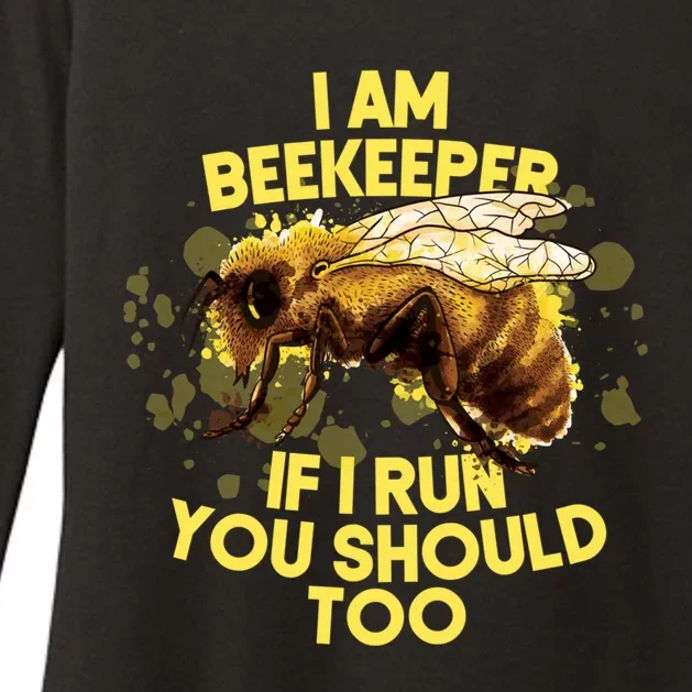 Beekeeper Meaningful Gift Honeycomb Honey Bee Beekeeping Gift Womens CVC Long Sleeve Shirt