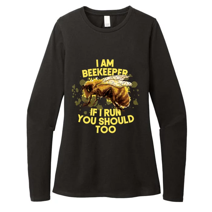 Beekeeper Meaningful Gift Honeycomb Honey Bee Beekeeping Gift Womens CVC Long Sleeve Shirt