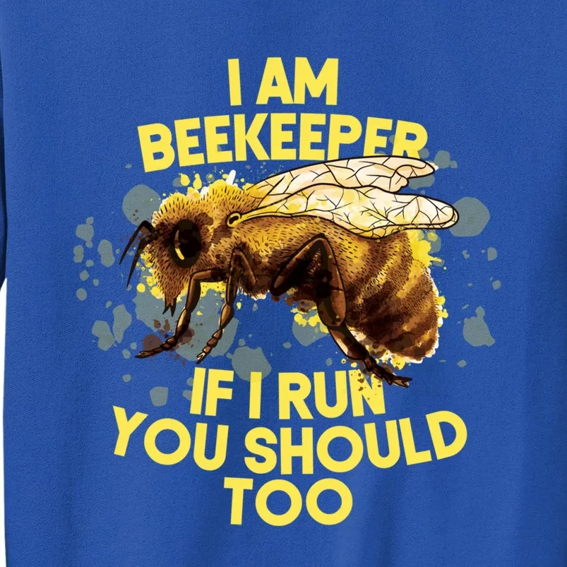 Beekeeper Meaningful Gift Honeycomb Honey Bee Beekeeping Gift Tall Sweatshirt