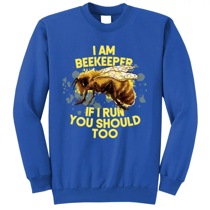 Beekeeper Meaningful Gift Honeycomb Honey Bee Beekeeping Gift Tall Sweatshirt