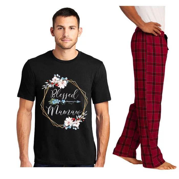 Blessed Mamaw Grandma Gift Pajama Set