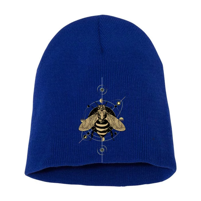 Beekeeper Meaningful Gift Honeycomb Honey Bee Compass Beekeeping Great Gift Short Acrylic Beanie