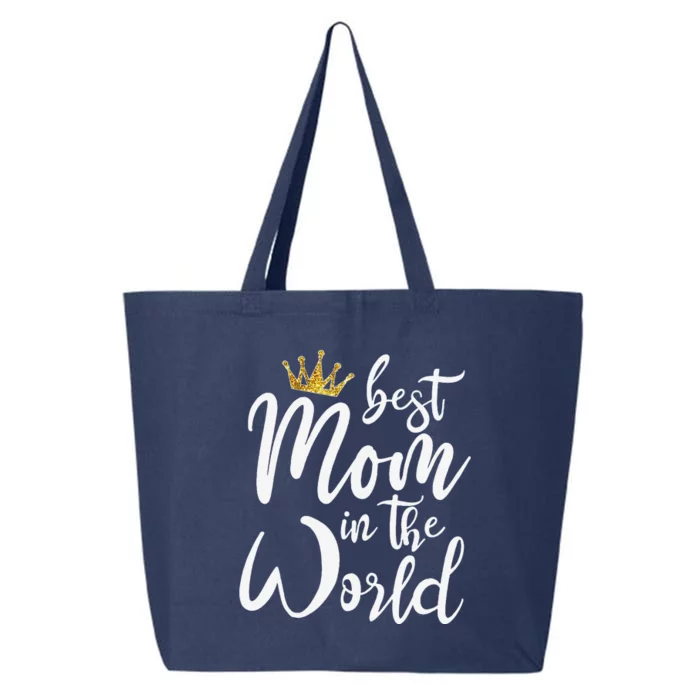 Best Mother Gift Best Mom In The World 25L Jumbo Tote