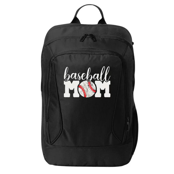 Baseball Mom Gift Cheering Mother Of Outfit City Backpack