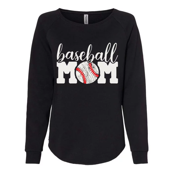 Baseball Mom Gift Cheering Mother Of Outfit Womens California Wash Sweatshirt