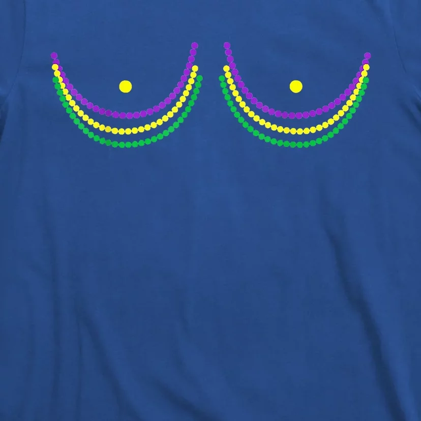 Boob Mardi Gras 2024 Funny Beads Boobs T-Shirt