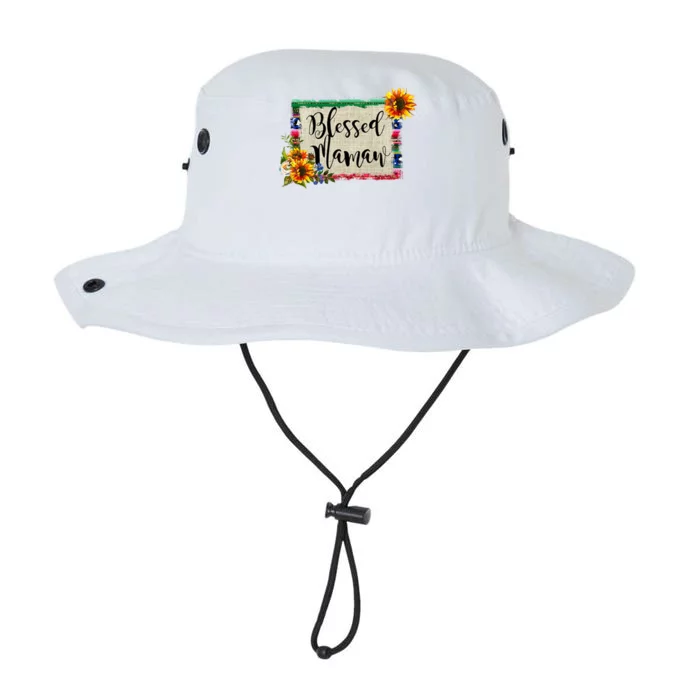 Blessed Mamaw Grandmother Floral Gift Legacy Cool Fit Booney Bucket Hat