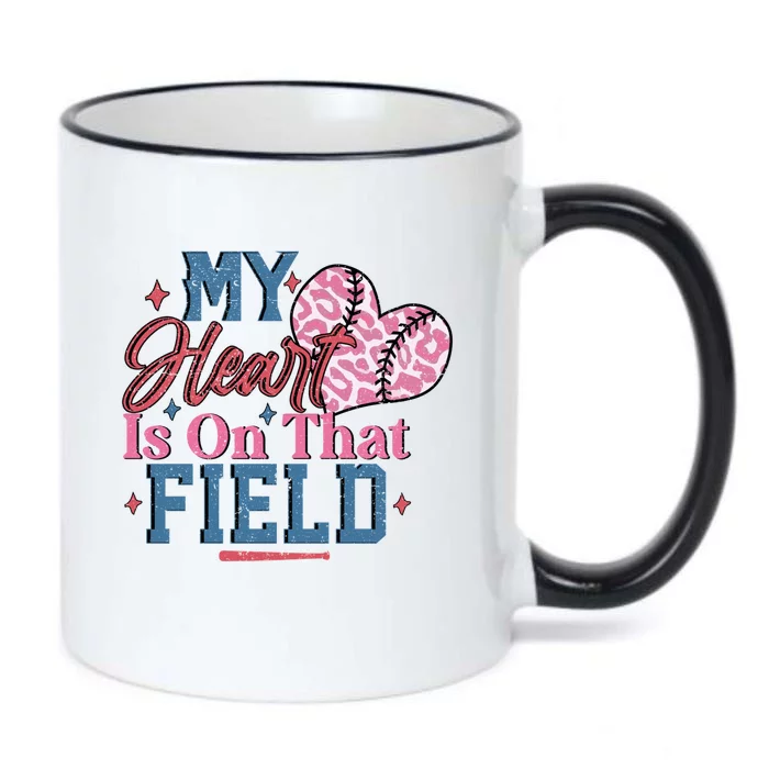 Baseball Mom Heartwarming Design For Proud Baseball Moms Funny Gift Black Color Changing Mug