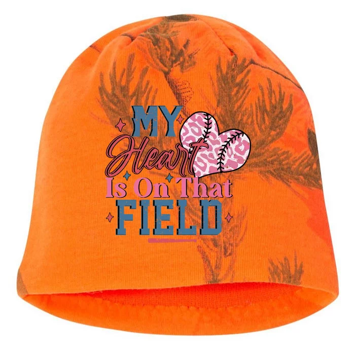 Baseball Mom Heartwarming Design For Proud Baseball Moms Funny Gift Kati - Camo Knit Beanie