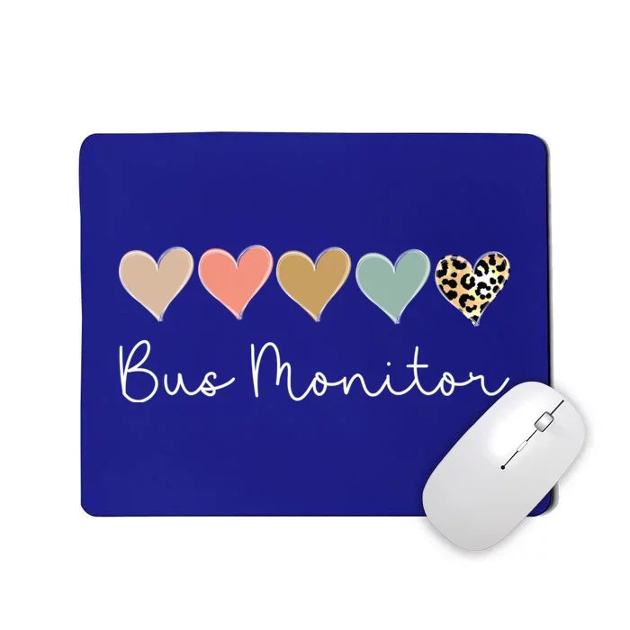 Bus Monitor Heart Bus Squad Valentine's Day Cool Gift Mousepad