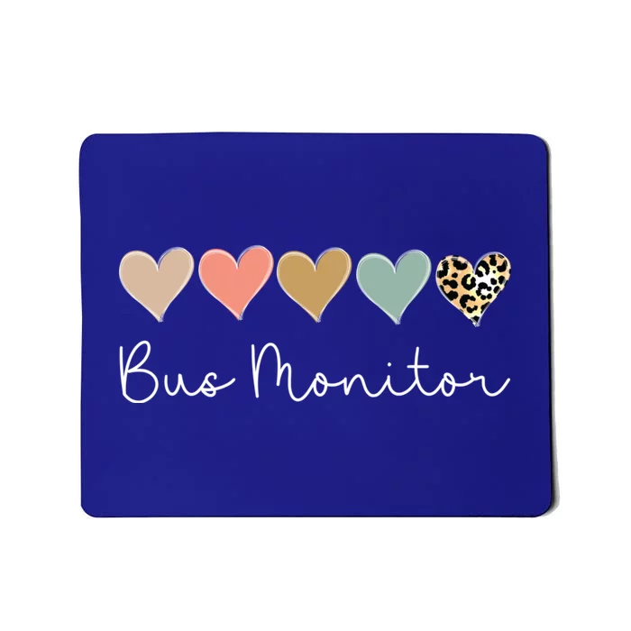 Bus Monitor Heart Bus Squad Valentine's Day Cool Gift Mousepad