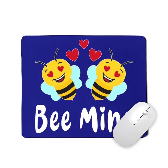 Bee Mine Honeybee Bee Pun Love Couple Valentine's Day Gift Mousepad