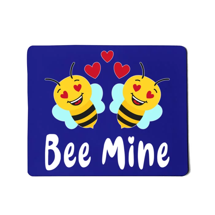 Bee Mine Honeybee Bee Pun Love Couple Valentine's Day Gift Mousepad