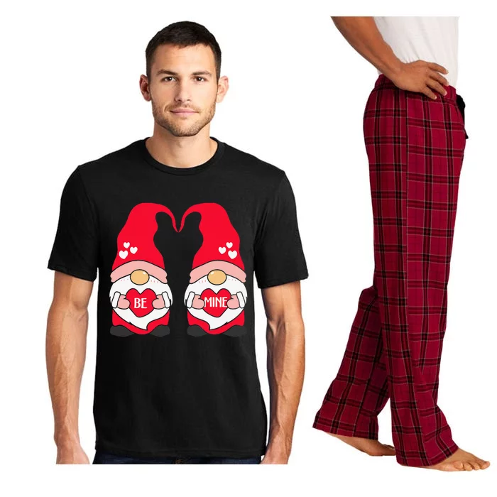 Be Mine Happy Valentines Day Gnomes Elves Love Anniversary Day Pajama Set