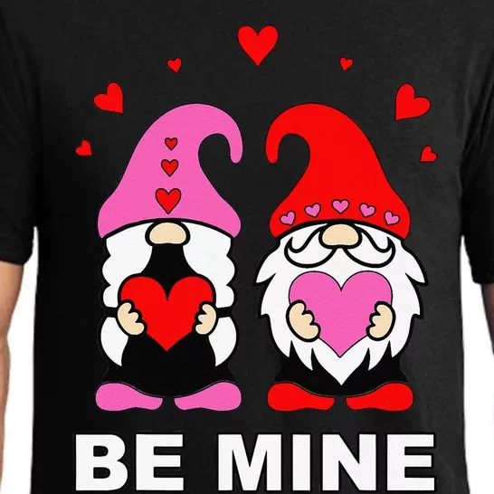 Be Mine Happy Valentines Day Gnomes Elves Love Anniversary Pajama Set