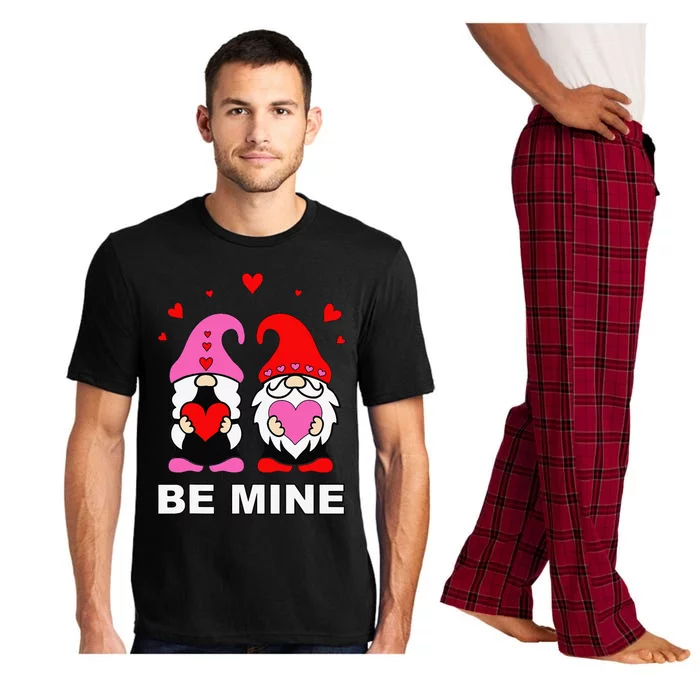 Be Mine Happy Valentines Day Gnomes Elves Love Anniversary Pajama Set